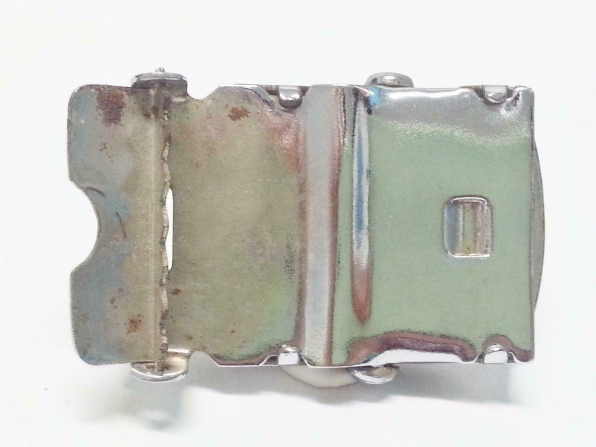 Rare Vintage Malaysia St. John Ambulans Ambulance Metal Belt Buckle (B206)