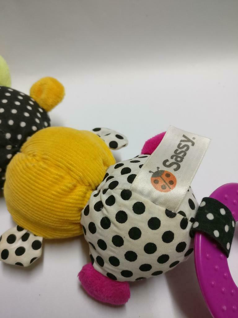 Cute Caterpilla Hanging Toy With Mirror 13" Plush Soft Toy F/S (PTY119)