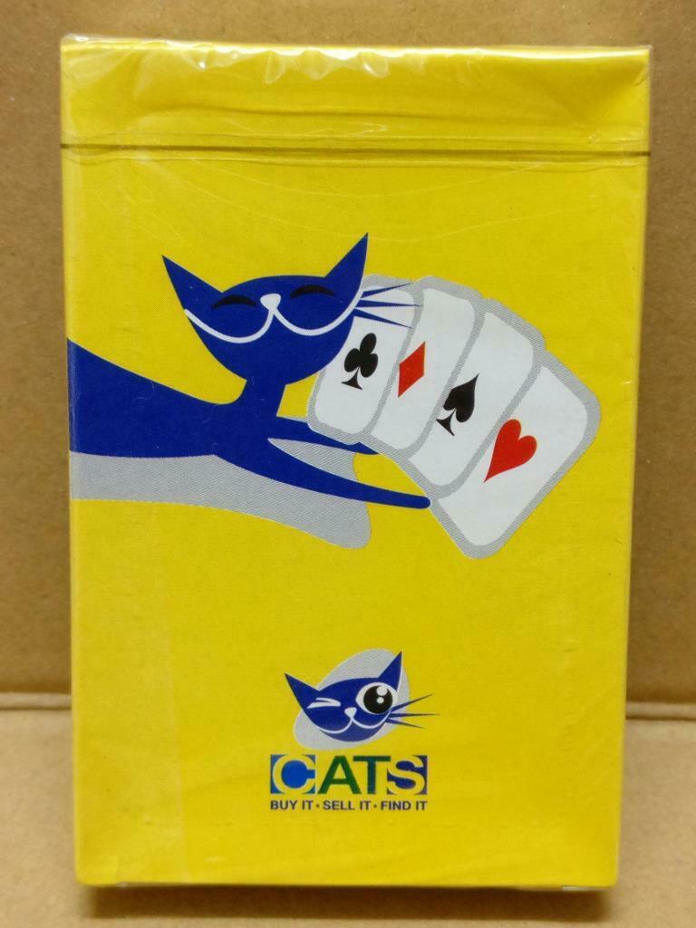 Sealed Rare CATS Classified Singapore Playing Cards Souvenir (A1994)