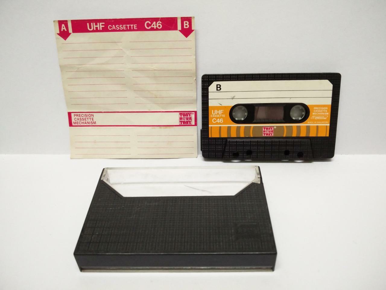 Rare Used Blank Tapes Tony UHFC46 46 Mins Singapore Cassette Tape x 01 (CT035)