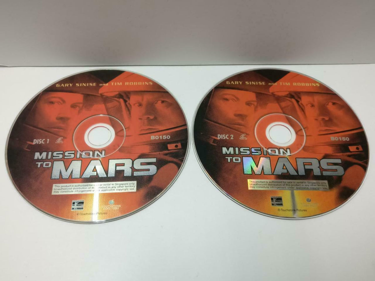 Movie Misson To Mars Gary Sinise Tim Robbins Singapore Video CD 2x VCD CDS558