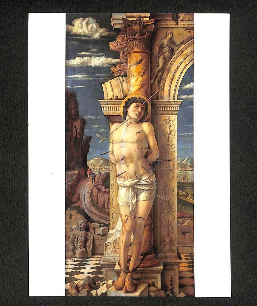 LUCKYPIGEON Andrea Mantegna St. Sebastian Art Painting Postcard (C1723)
