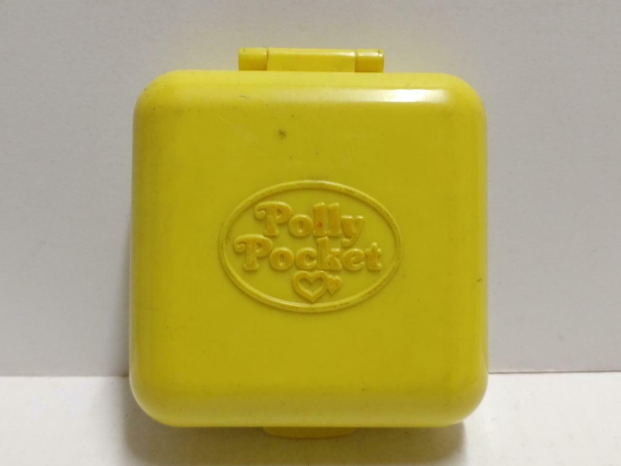 Vintage Polly Pocket 1989 Bluebird Play School Yellow Compact Only (FTY073)