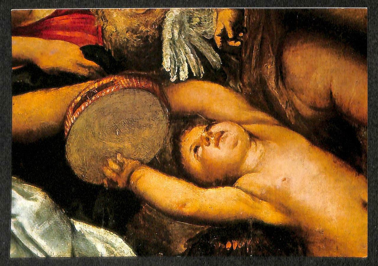 LUCKYPIGEON Dei Frari Tiziano Assumption Baby Painting Italy Postcard (C1632)