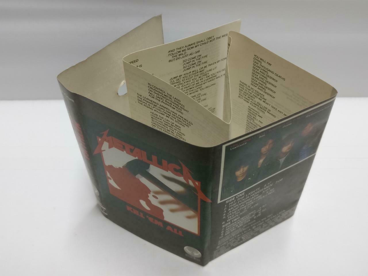 Metallica Kill 'Em All 1989 Mega Rare Indonesia English Cassette CT529