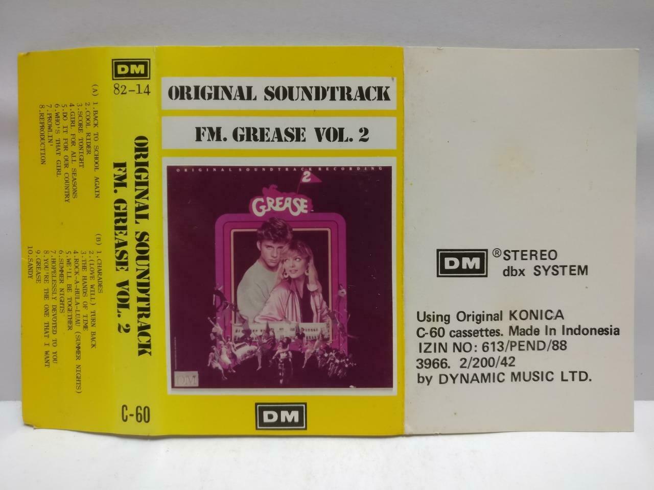 Movie OST Grease 2 Olivia Newton-John Charade Mega Rare Indonesia Cassette CT567