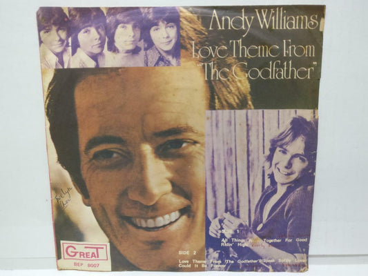Andy Williams October Cherries David Cassidy Rare Singapore 7" EP EP082