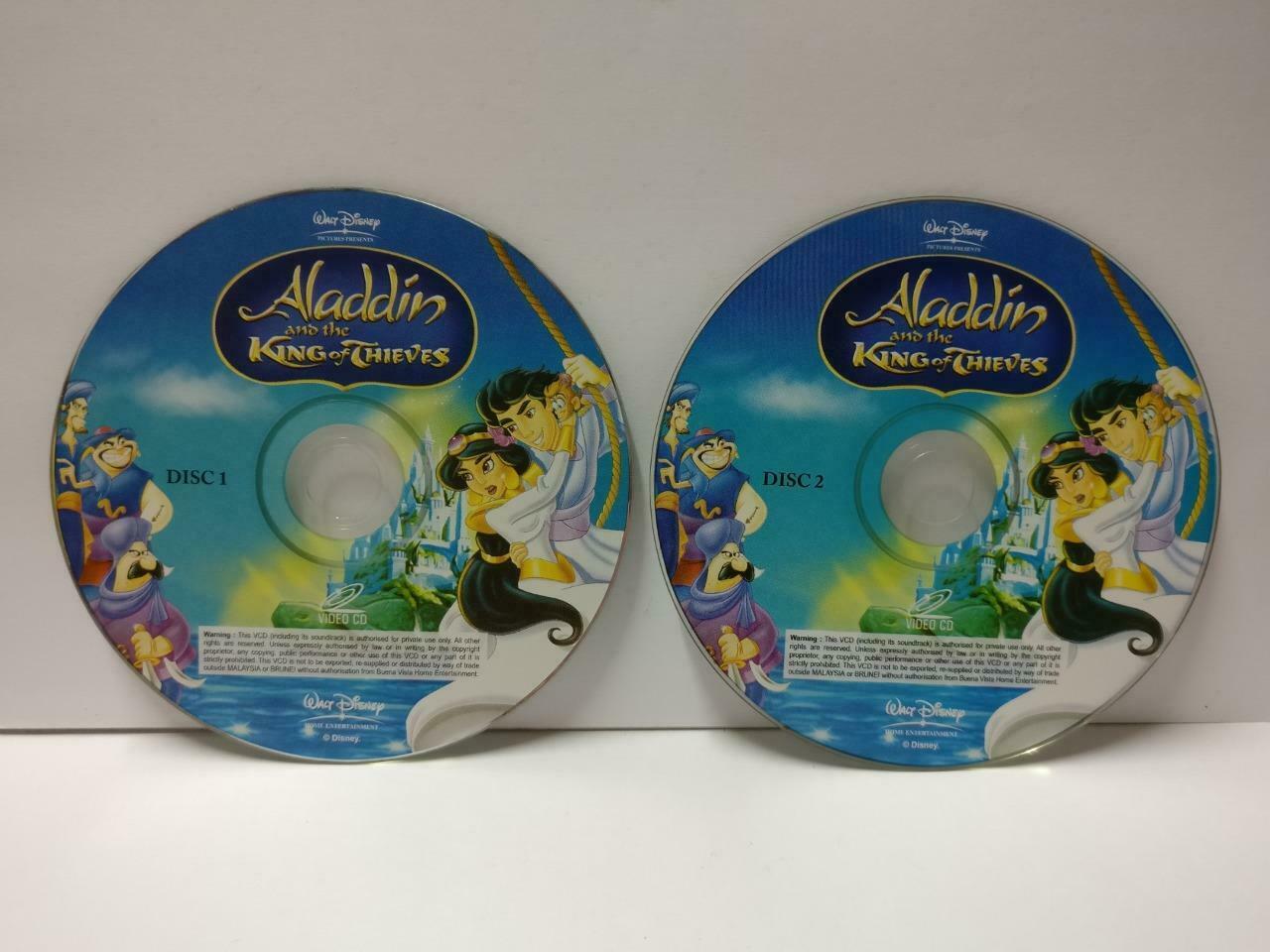 Disney Cartoon Movie Aladdin & The King Of Thieves Malaysia Video 2x VCD CDS544