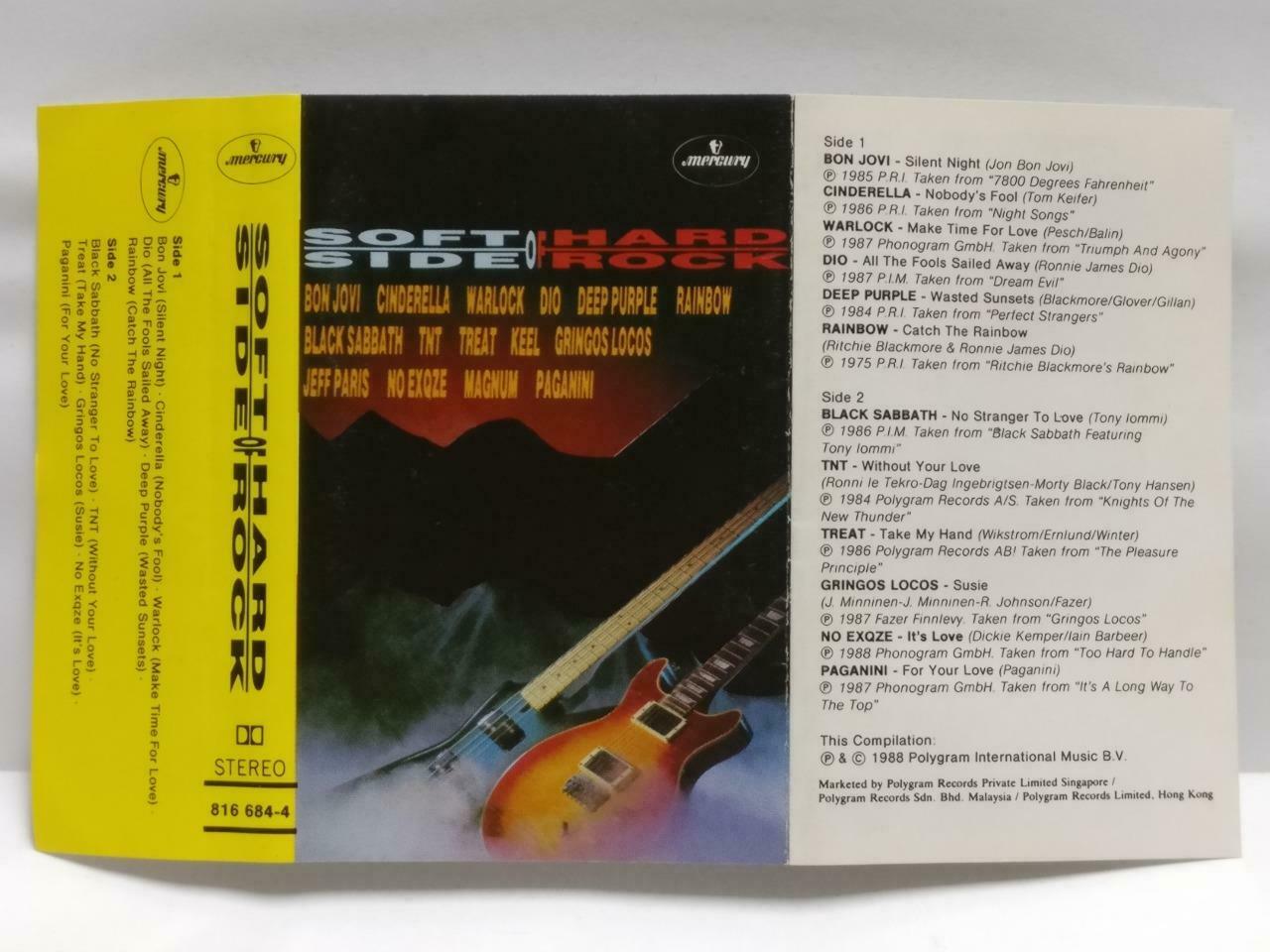 Deep Purple Black Sabbath Various Artists 1988 Rare Asia English Cassette CT489