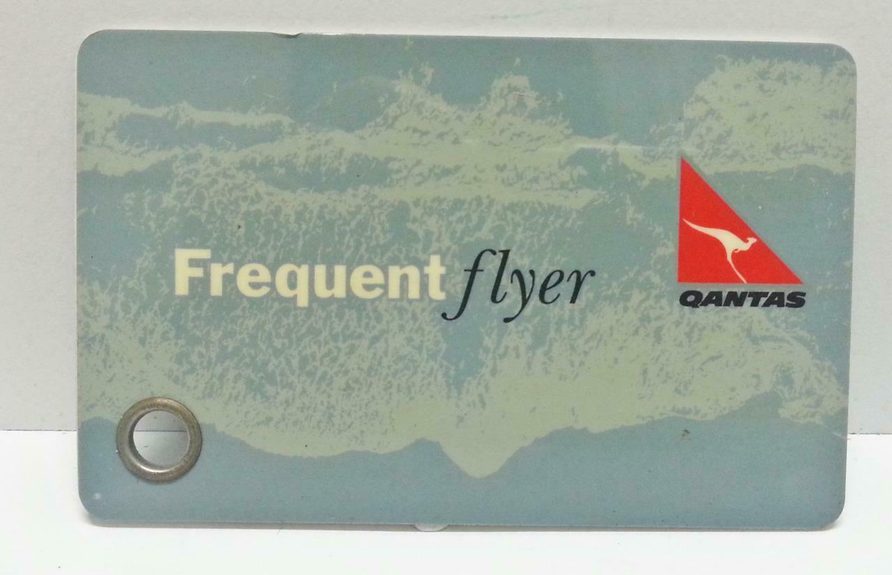 Rare Australia Qantas Airways Frequent Flyer Luggage Tag F/S (B109)