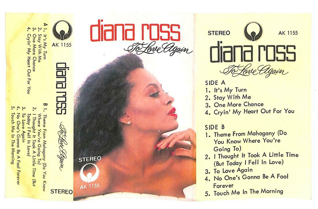 Rare Diana Ross To Love Again Stay With Me Singapore English Cassette CT933