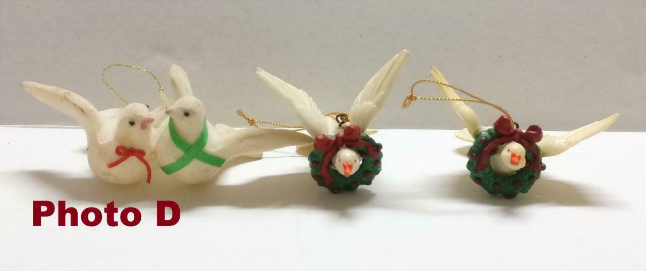 Vintage Christmas X'mas Tree Ornaments Snowman Santa Bundle Lot x01 F/S (A2243)