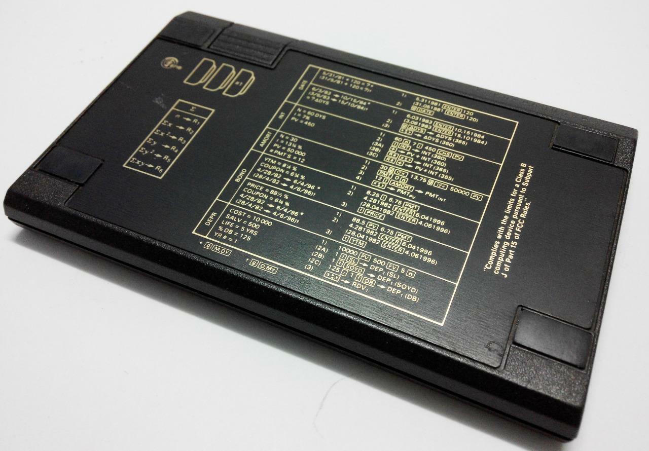 Vintage Hewlett-Packard HP 12C financial Calculator (CA008)