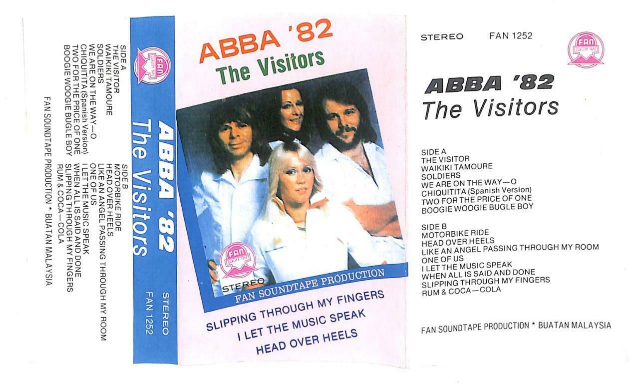 Rare ABBA '82 The Visitor Head Over Heels Malaysia English Cassette CT928