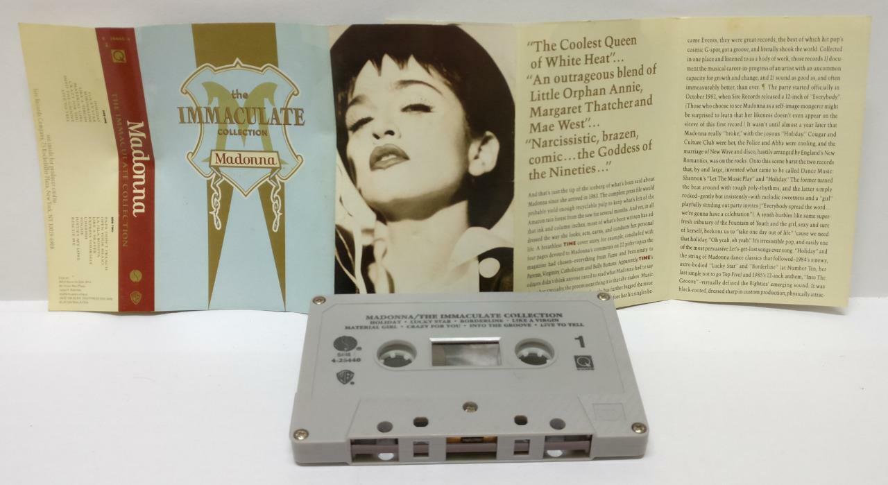 Madonna The Immaculate Collection 1990 Rare Malaysia Cassette (CT248)