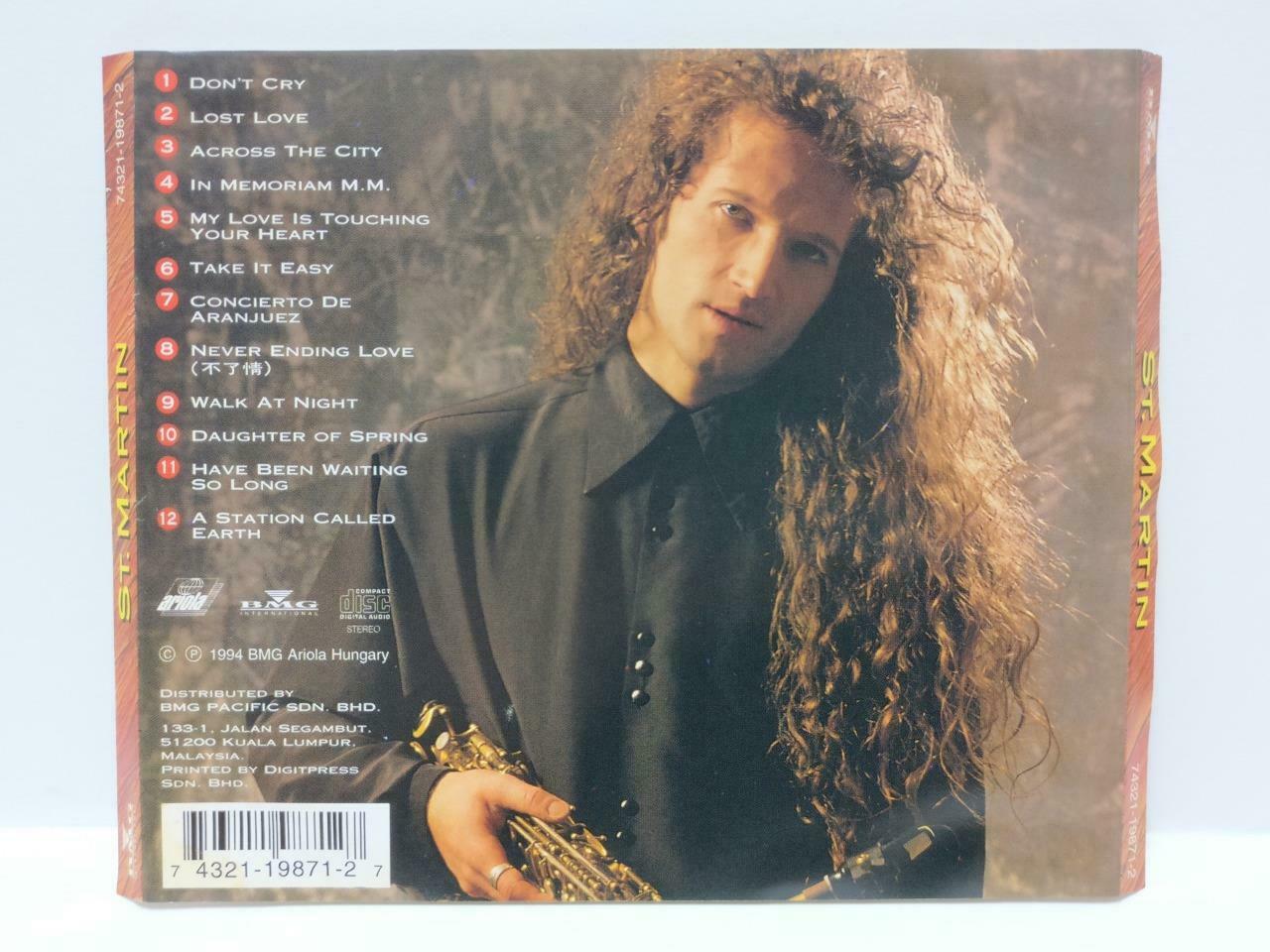 St. Martin Don't Cry Lost Love 1994 Rare Malaysia CD CDS480