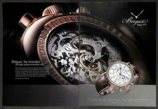 Vintage 2011 Breguet Watch Magazine Advertisement Print Ad x 2 (P985)