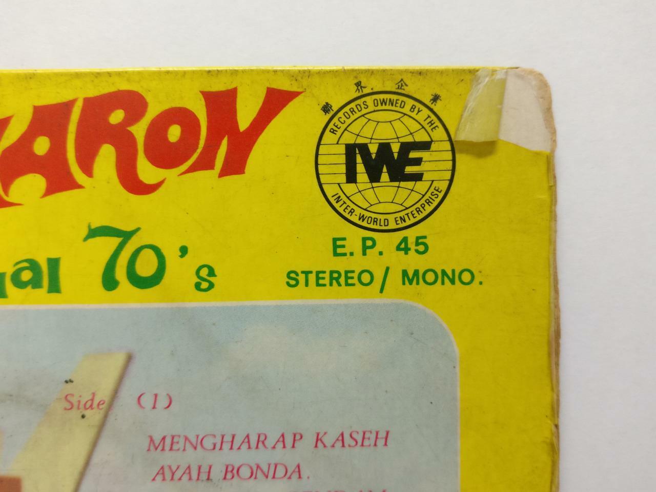 Malay Hasnah Haron & The Spiritual Band Psych Garage Rare Singapore EP 7" EP400