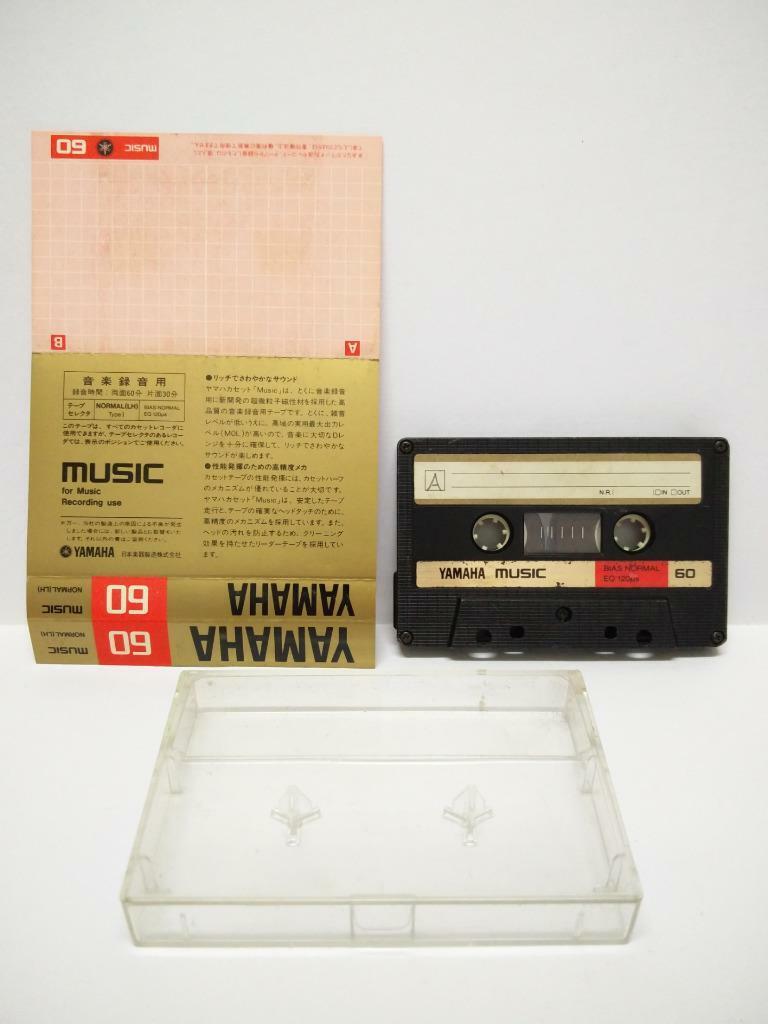Rare Used Blank Tapes Yamaha Music 60 Mins Bias Normal Japan Cassette x01 CT016