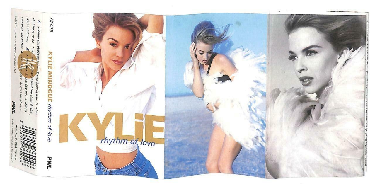 Rare Kylie Minogue Rhythm Of Love 1990 BMG Singapore English Cassette CT881