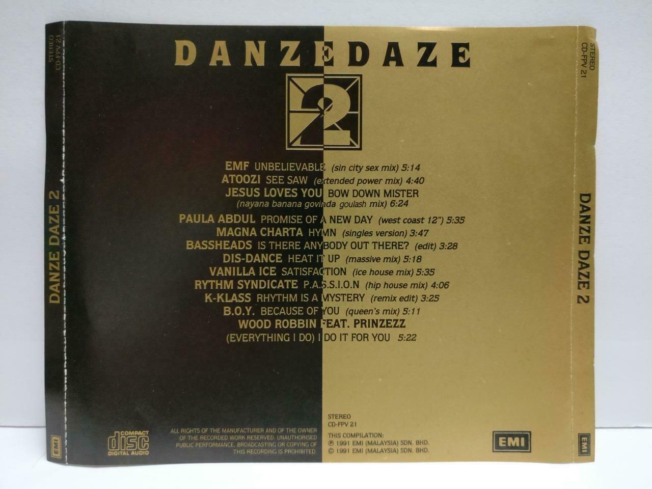 Various Artist Vanilla Ice Paula Abdul EMF B.O.Y 1991 Rare Malaysia CD (CDS311)