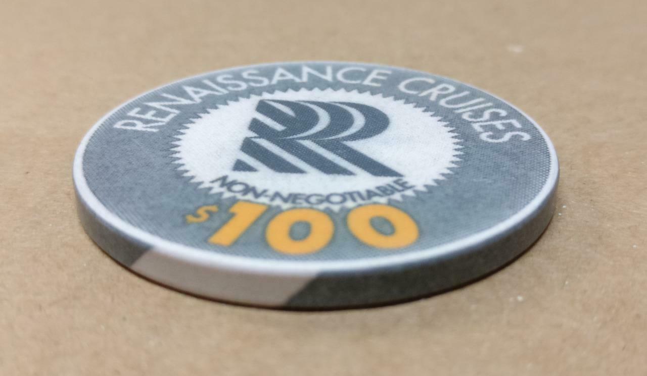Renaissance Cruises Casino Poker Chip Non Negotiable $100 x 1 (A1957)