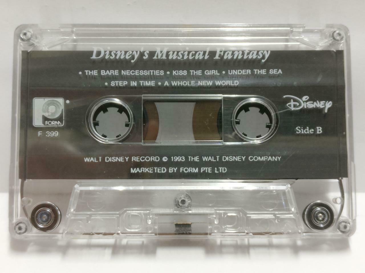 Disney's Musical Fantasy OST 1993 Mega Rare Singapore English Cassette CT502