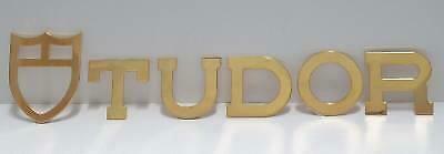 100% Swiss Made Authentic Tudor Watch Lettering Logo Collectible 25x25mm
