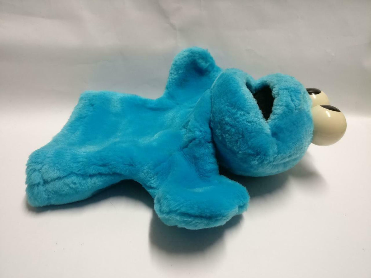 Sesame Street Cookie Monster Hand Puppet 10" 1996 Plush Soft Toy F/S (PTY120)