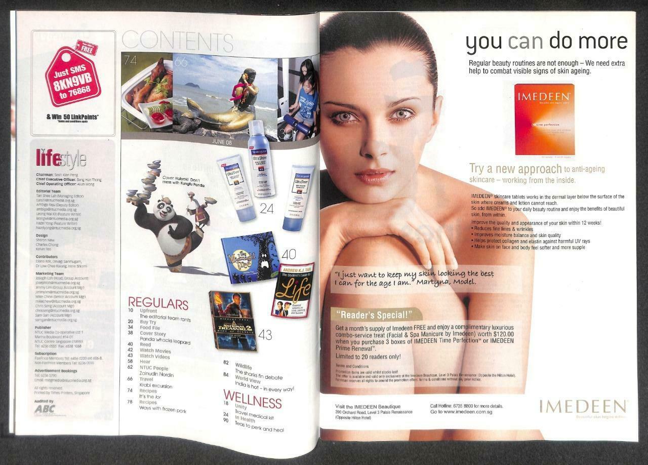 Singapore Lifestyle Magazine Kungfu Panda The Incredible Hulk 2008 F/S M113 E