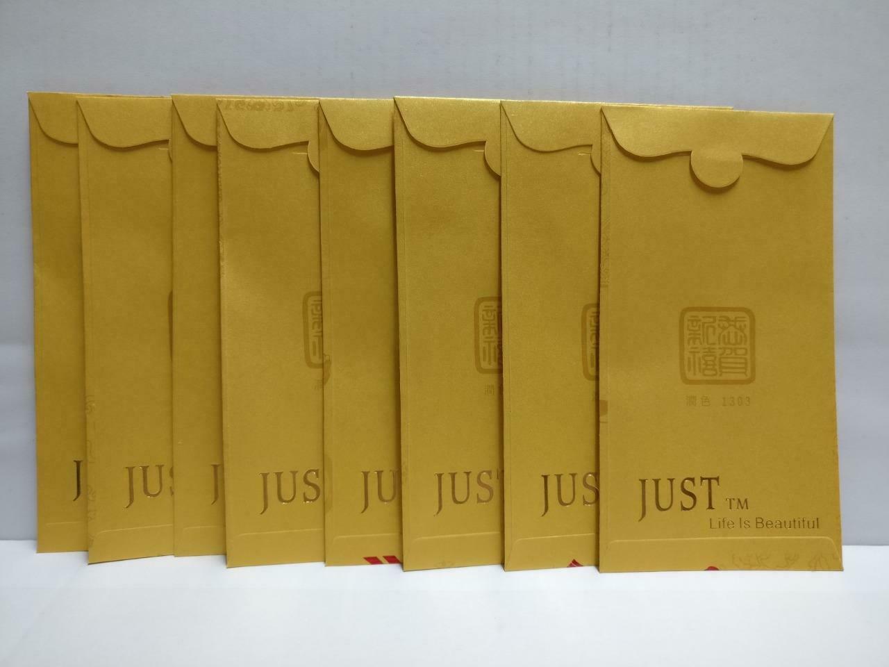 Chinese New Year Red Packets Pop Up Art Designs Pocket Envelope - 8pcs (AC381)