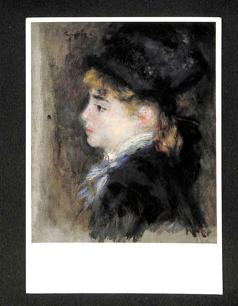 LUCKYPIGEON Pierre-Auguste Renoir Portrait Art Painting France Postcard (C1679)