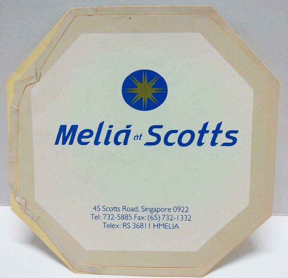 Vintage 80’s Sticker Melia at Scotts F/S (A791)