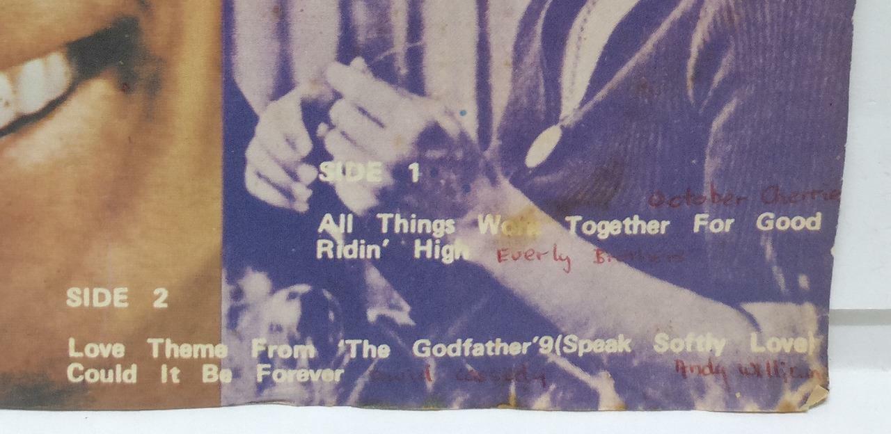 Andy Williams October Cherries David Cassidy Rare Singapore 7" EP EP082