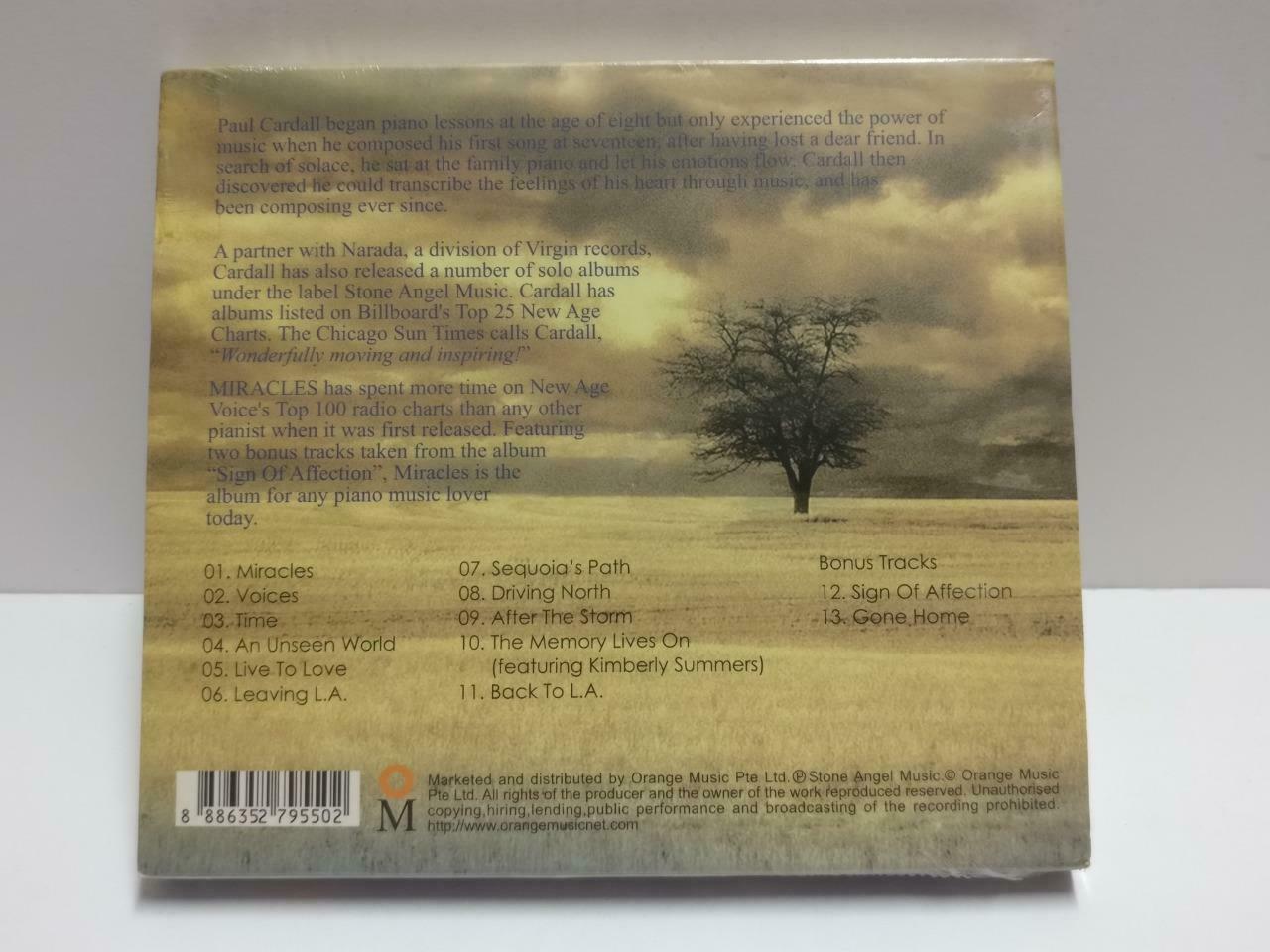 Sealed New Paul Cardall Miracles Audiophile 24Bit Singapore Gold CD CD1098