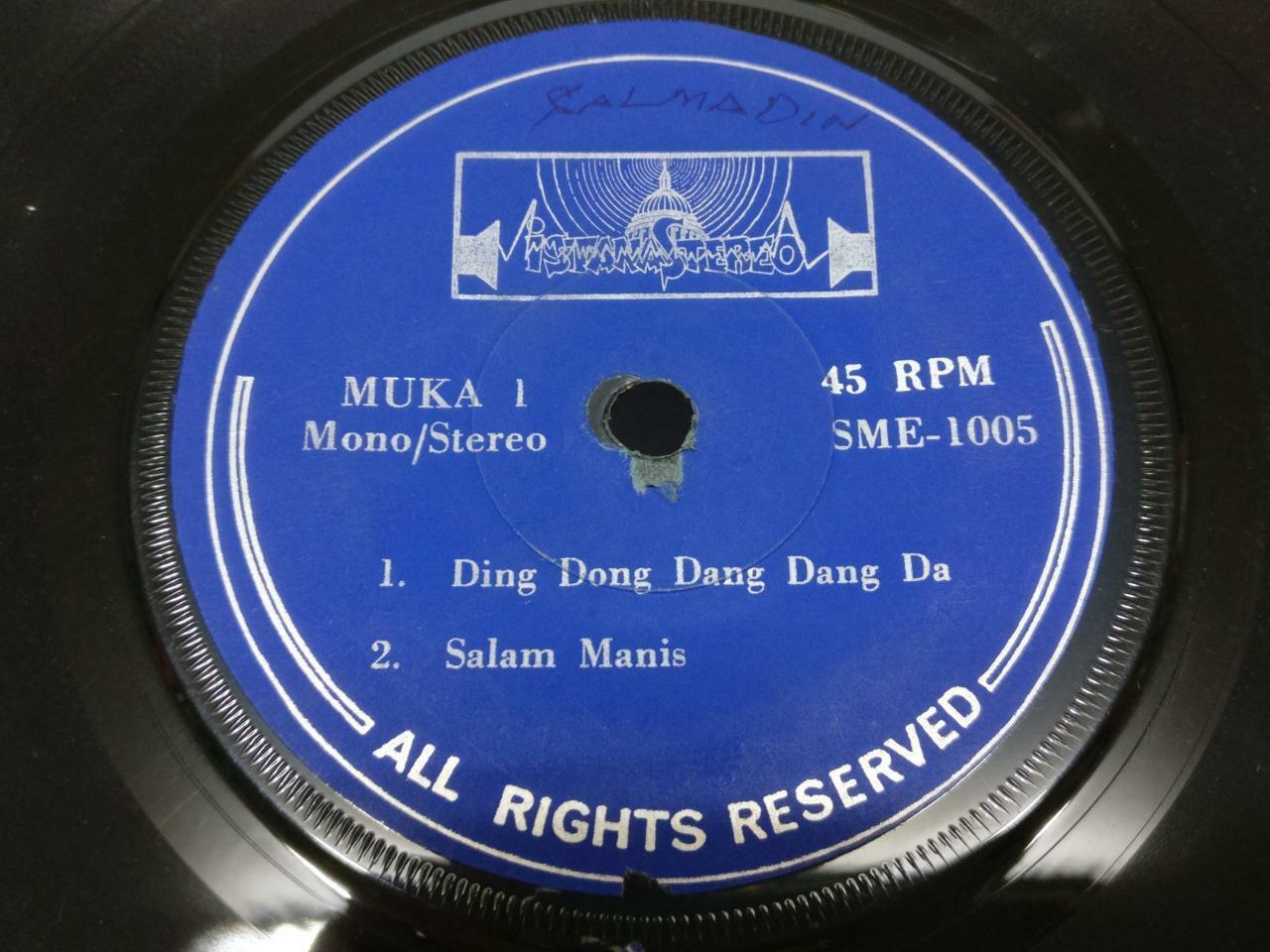 Malay Tetty Kadi & Band 4 Nada Ding Dong Dang Psych Garage Singapore 7" (EP396)