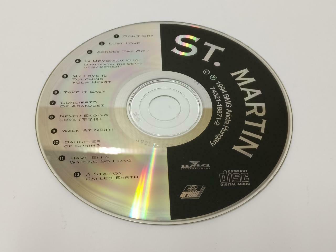 St. Martin Don't Cry Lost Love 1994 Rare Malaysia CD CDS480
