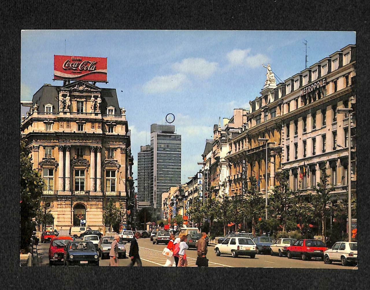 LUCKYPIGEON Brussels Place de Brouckere De Brouckere Plaats Postcard (C1751)
