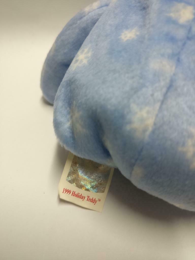 Vintage Ty Beanie Babies Bear Snowflake Scarf 1999 Plush Soft Toy F/S (PTY115)