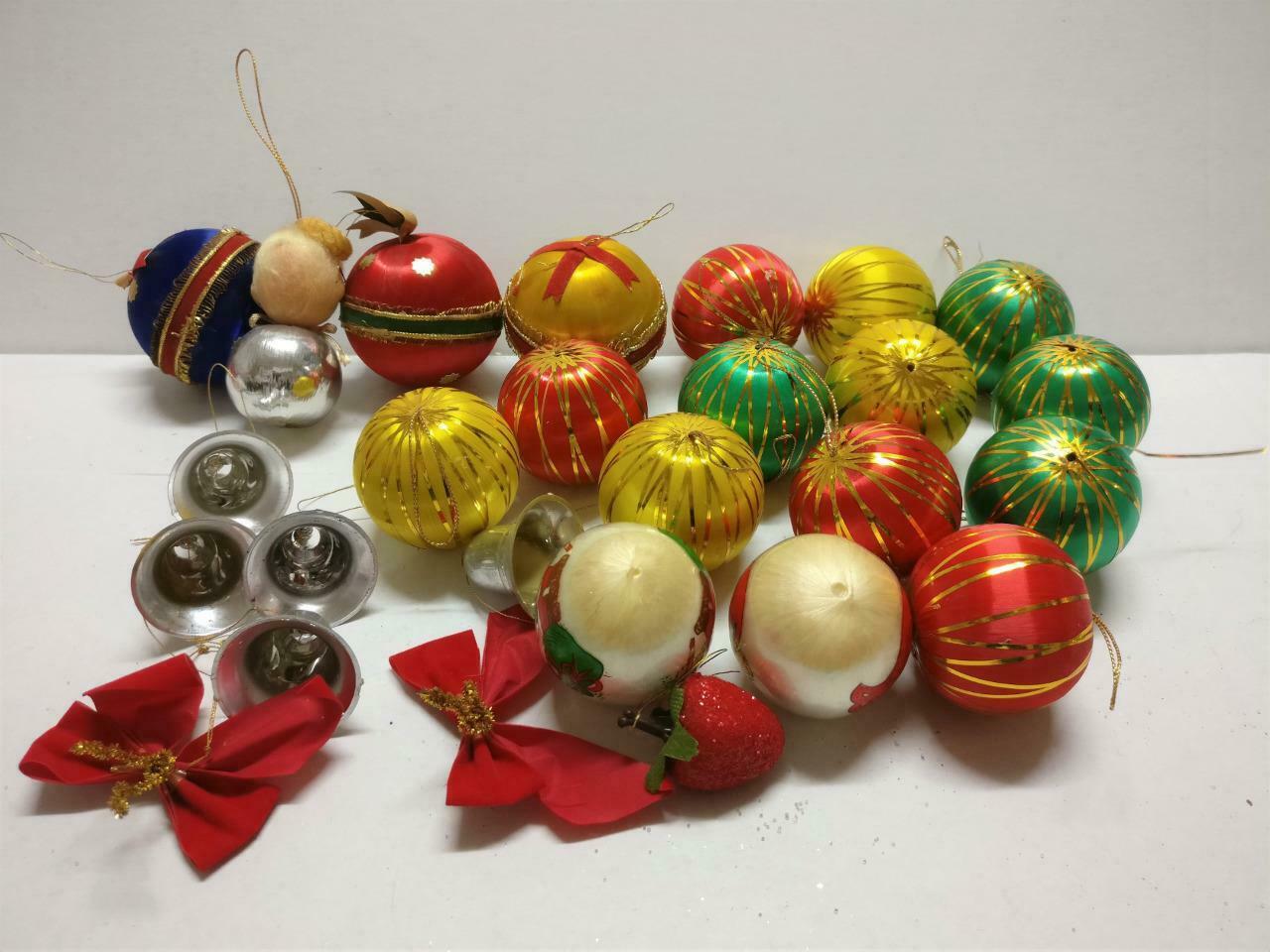Vintage Christmas X'mas Tree Ornaments Icicles Star Bundle Lot x01 F/S (A2245)