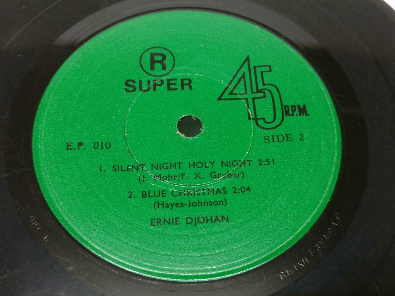 Rare Singapore Ernie Djohan Christmas Songs Jingle Bells English EP 7" (EP049)