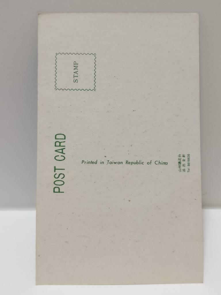 Vtg Taiwan Turtle Island Unique Looking Rock Nature Color Postcard (P653)