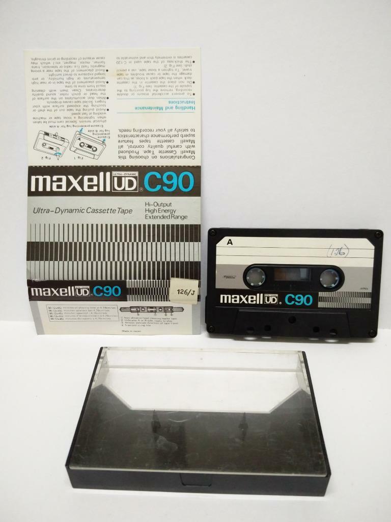 Used  Blank Tapes! Maxell UD C90 Ultra-Dynamic Japan Cassette Tape x 01 (CT040)