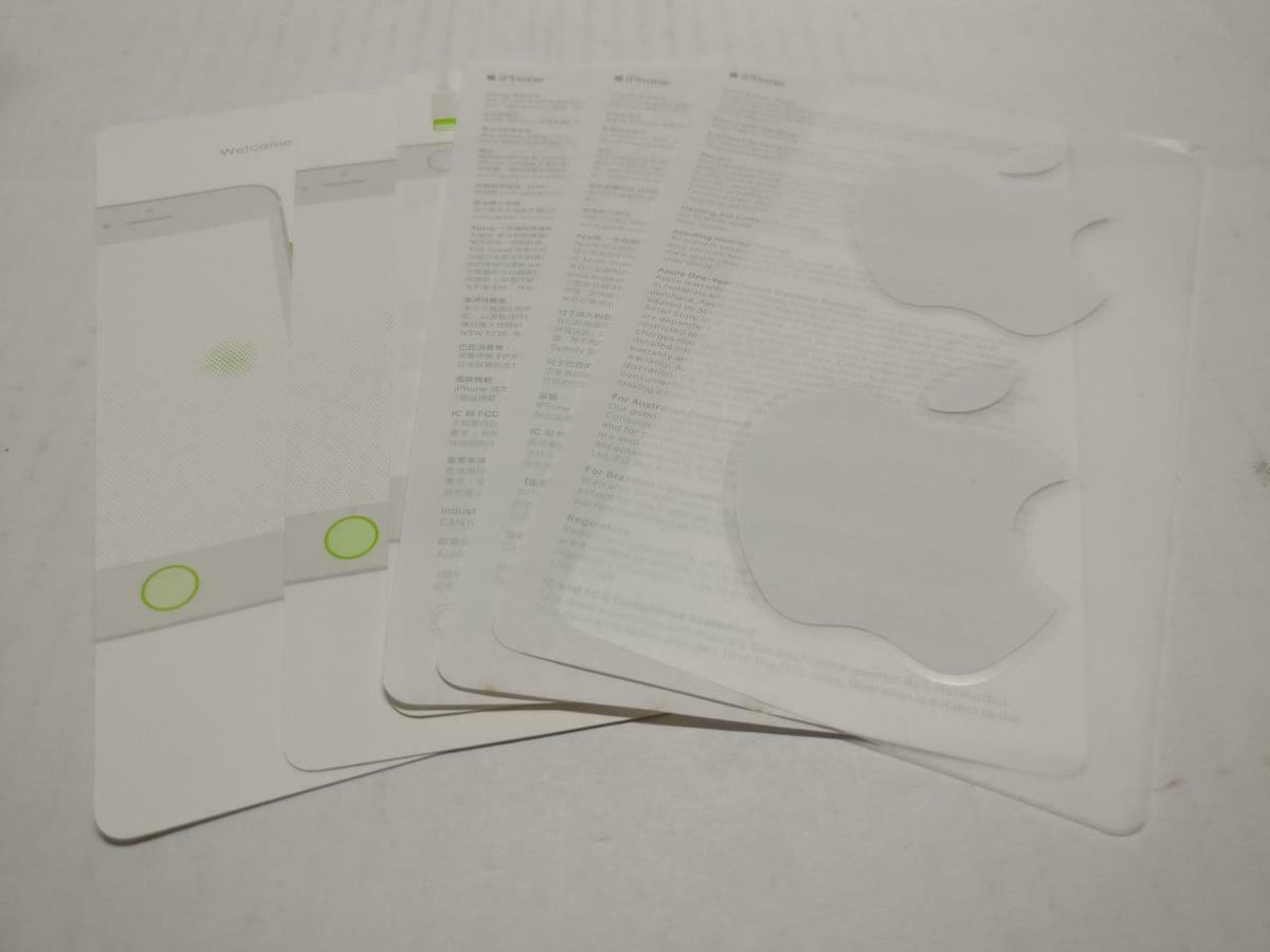 Apple iPhone 7 128GB With Info Papers & Sticker White Empty Box Only (BX045)