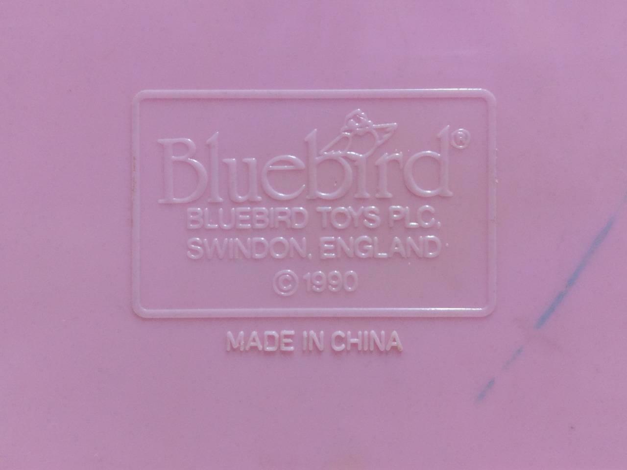 Vintage Polly Pocket 1990 Bluebird Rectangle Pink Compact Only (FTY074)