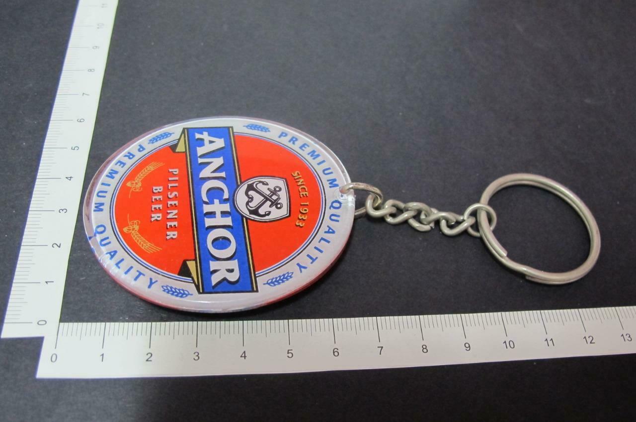Rare Vintage Anchor Pilsener Beer Keyring Keychain Key Chain F/S (A138)