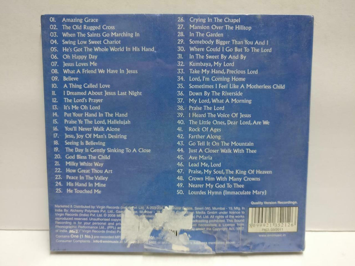 Sealed 50 Greatest Gospel Songs Christian Jesus Worship MP3 2008 India CD CD944