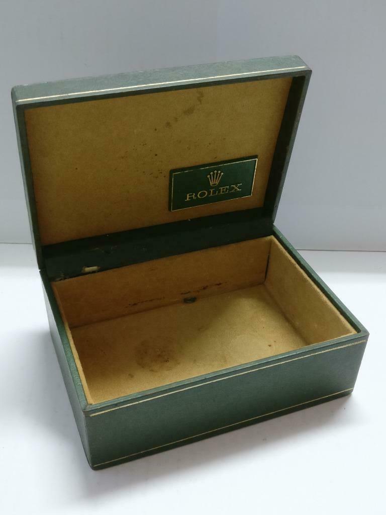 Vintage Rolex Watch Green Empty Box 06.00.06 Switzerland (BX016)