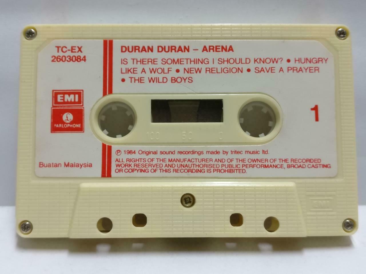 Duran Duran Arena 1984 Mega Rare Malaysia English Cassette CT497