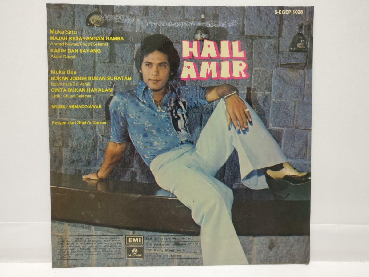 Malay Hail Amir Muzik Ahmad Nawab Wajah Kesayangan Hamba Singapore 7" EP (EP335)